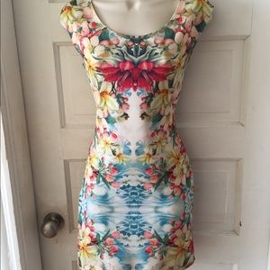 Floral mini dress